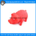 Jouet de chien rose de porc de latex de produits animaux de la Chine
